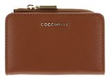 COCCINELLE Metallic Soft Credit Card Holder Cognac COCCINELLE Metallic Soft Credit Card Holder Cognac