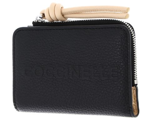 COCCINELLE Myrtha Maxi Log Wallet Noir / Betulla