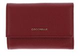 COCCINELLE Metallic Soft Wallet Grainy Leather Ribes COCCINELLE Metallic Soft Wallet Grainy Leather Ribes