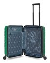 Bergpfeil Travel Cabin Trolley With Front Pocket S+ Emerald Green Metallic