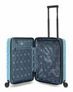 Bergpfeil Travel Cabin Trolley With Front Pocket S+ Glacier Blue Metallic Bergpfeil Travel Cabin Trolley With Front Pocket S+ Glacier Blue Metallic