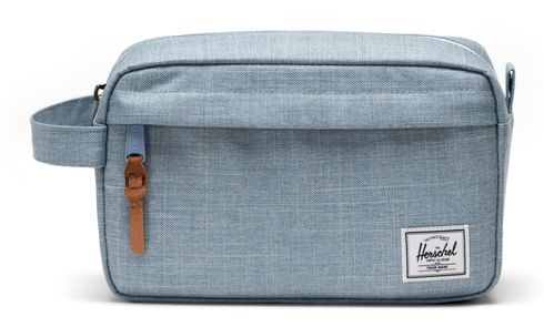 Herschel Chapter Travel Kit Ashley Blue Crosshatch