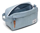 Herschel Chapter Travel Kit Ashley Blue Crosshatch