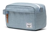 Herschel Chapter Travel Kit Ashley Blue Crosshatch