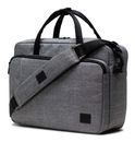 Herschel Gibson Messenger Bag Tech 18 L Raven Crosshatch Herschel Gibson Messenger Bag Tech 18 L Raven Crosshatch