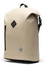 Herschel Roll Top Backpack Weather Resistant Abbey Stone Herschel Roll Top Backpack Weather Resistant Abbey Stone