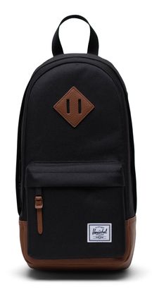 Herschel Heritage Shoulder Bag Black / Tan
