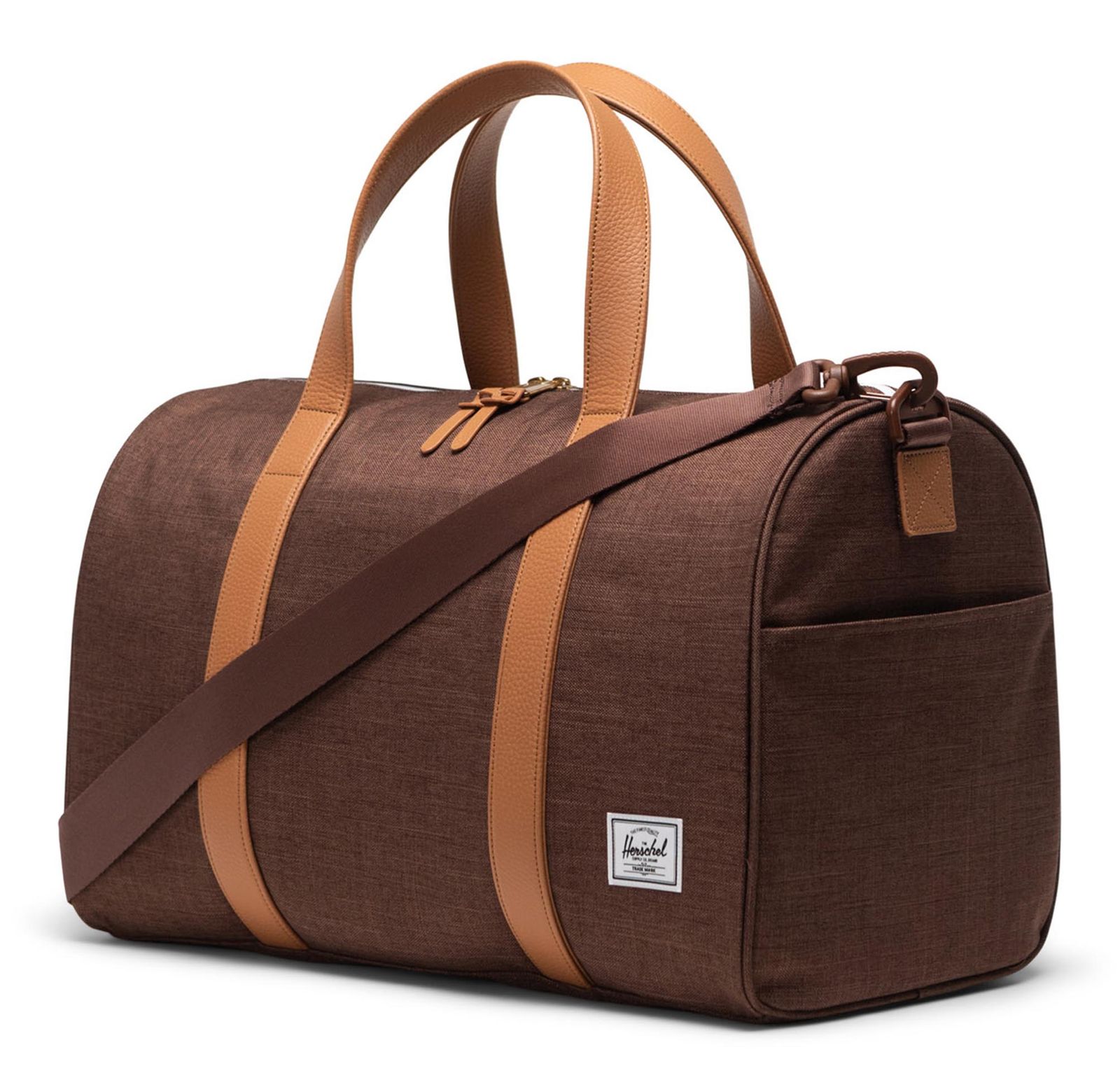 Herschel Novel Carry On Duffle S Potting Soil Crosshatch Herschel Novel Carry On Duffle S Potting Soil Crosshatch