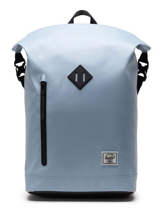 Herschel Roll Top Backpack Weather Resistant Ashley Blue