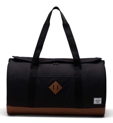 Herschel Heritage Duffle 37 L Black / Saddle Brown