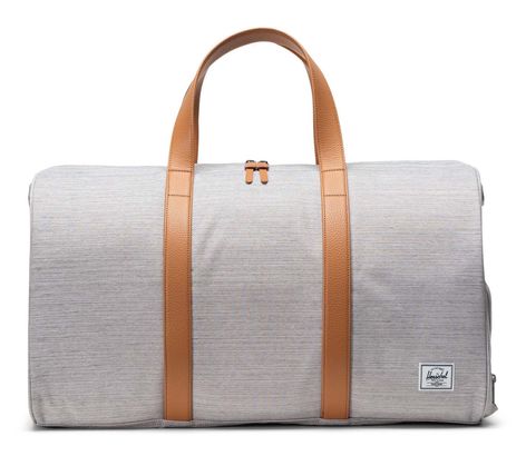 Herschel Novel Duffle M Light Grey Crosshatch Herschel Novel Duffle M Light Grey Crosshatch