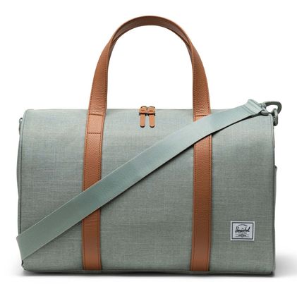 Herschel Novel Carry On Duffle S Iceberg Green Crosshatch
