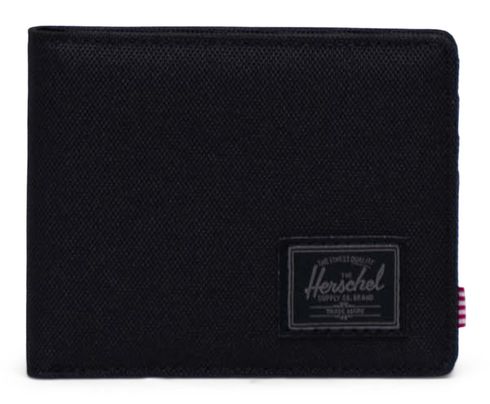 Herschel Roy RFID Wallet Black Tonal Herschel Roy RFID Wallet Black Tonal