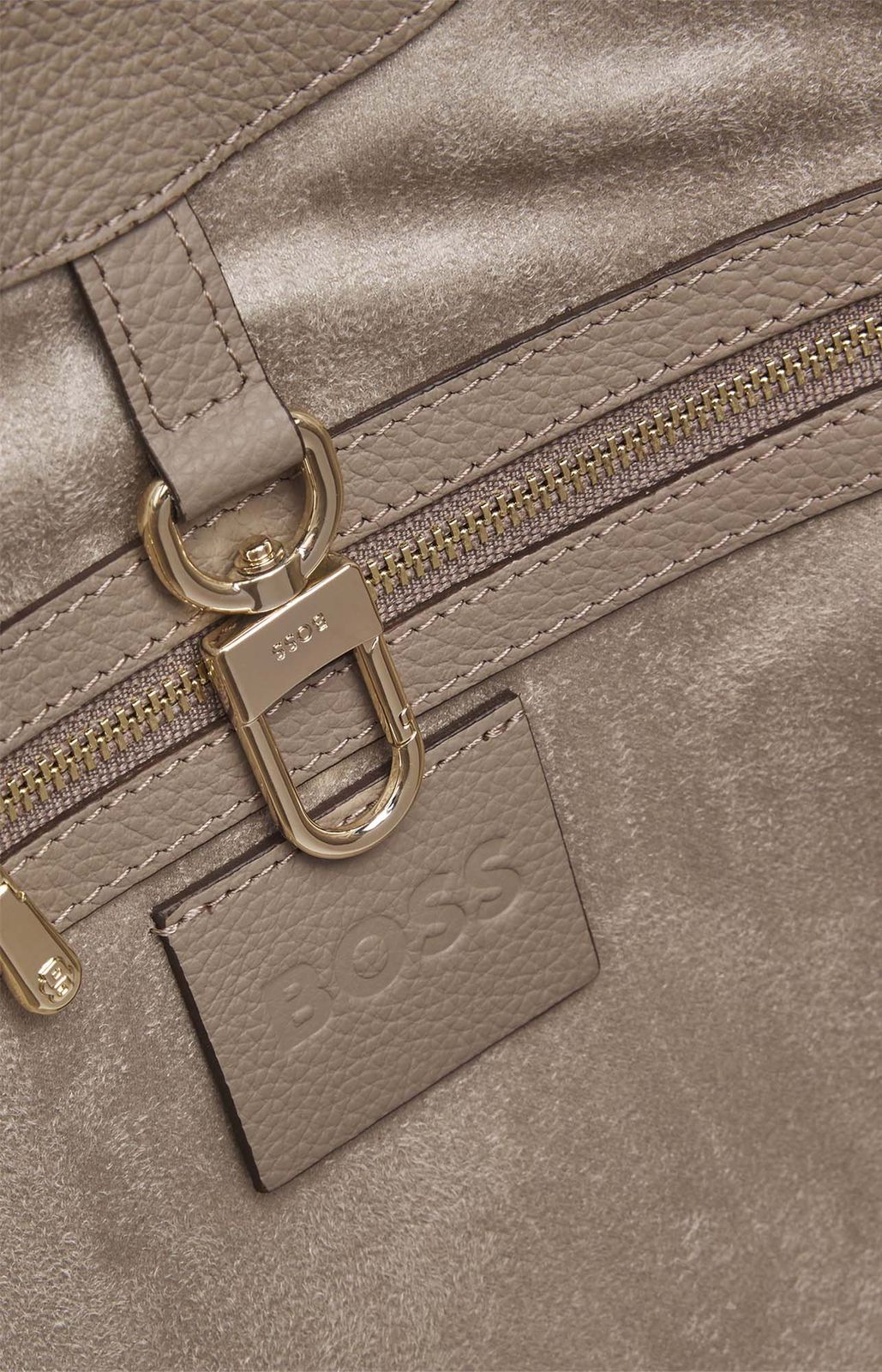BOSS Lenah Big Tote Bag Open Brown BOSS Lenah Big Tote Bag Open Brown