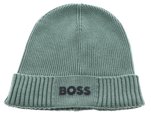 BOSS Asic Beanie Open Green
