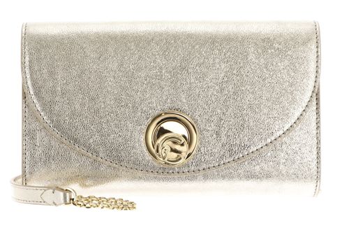 COCCINELLE Nikla Smooth Handbag Smooth Leather Pale Gold