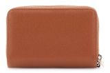 GUESS Amorette SLG Double Zip Wallet M Cognac