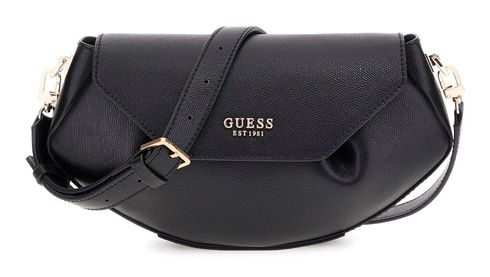 GUESS Amorette Flap Crossbody Black GUESS Amorette Flap Crossbody Black