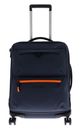 PIQUADRO Corner 2O Slim 4 Wheeled Cabin Trolley Blue PIQUADRO Corner 2O Slim 4 Wheeled Cabin Trolley Blue