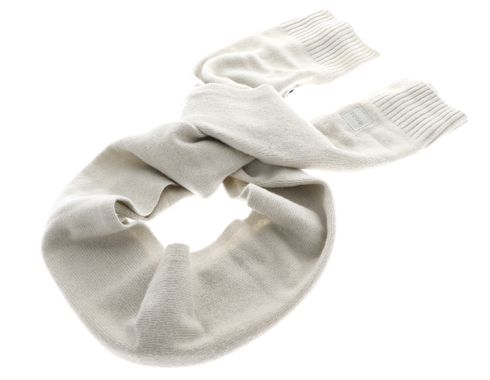 BOSS Akaio Knitted Scarf Light Beige