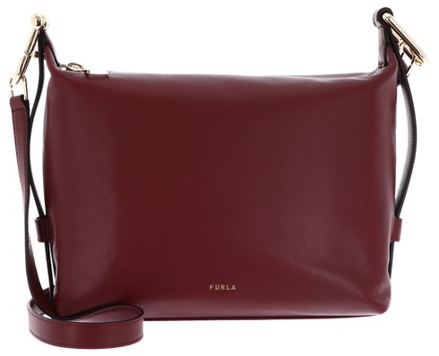 FURLA Vitello Claris Lux Tonie Hobo Bag M Rubino FURLA Vitello Claris Lux Tonie Hobo Bag M Rubino