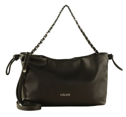 LIU JO Stilly Crossbody Bag M Anthracite Metallic