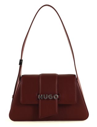 HUGO Mel 2.0 Shoulder Flap Bag Medium Red
