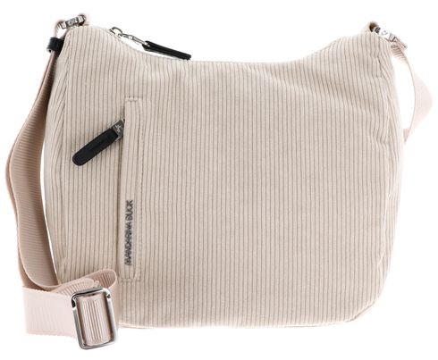 MANDARINA DUCK Hunter Velvet Hobo Bag Cashmere