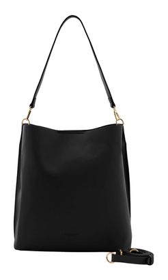 SEIDENFELT MANUFAKTUR Nelma Hobo Bag Black