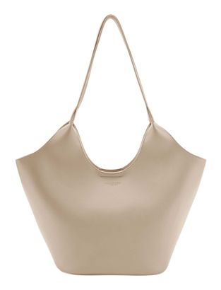 SEIDENFELT MANUFAKTUR Nelma Tulip Shopper Warm Beige SEIDENFELT MANUFAKTUR Nelma Tulip Shopper Warm Beige
