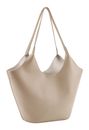 SEIDENFELT MANUFAKTUR Nelma Tulip Shopper Warm Beige
