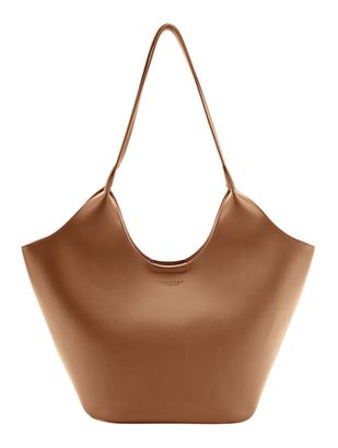 SEIDENFELT MANUFAKTUR Nelma Tulip Shopper Toffee