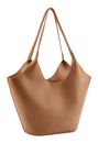SEIDENFELT MANUFAKTUR Nelma Tulip Shopper Toffee