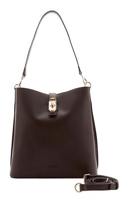 SEIDENFELT MANUFAKTUR Eiby Hobo Bag Dark Chocolate