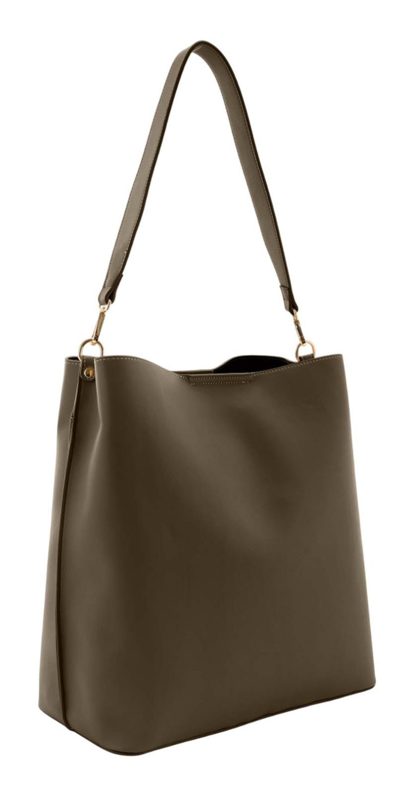 SEIDENFELT MANUFAKTUR Nelma Hobo Bag Khaki Green SEIDENFELT MANUFAKTUR Nelma Hobo Bag Khaki Green