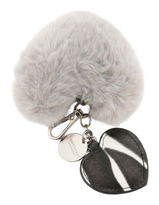 SEIDENFELT MANUFAKTUR Double Heart Charm Zebra