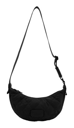 SEIDENFELT MANUFAKTUR Hetta Halfmoon Bag Black