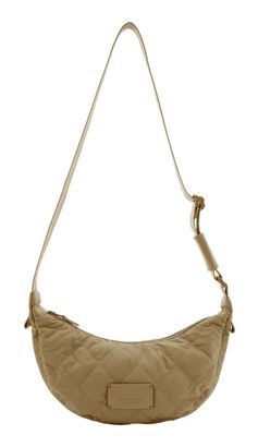 SEIDENFELT MANUFAKTUR Hetta Halfmoon Bag Greige Khaki