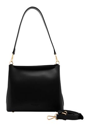 SEIDENFELT MANUFAKTUR Arvaja Midi Hobo Bag Black