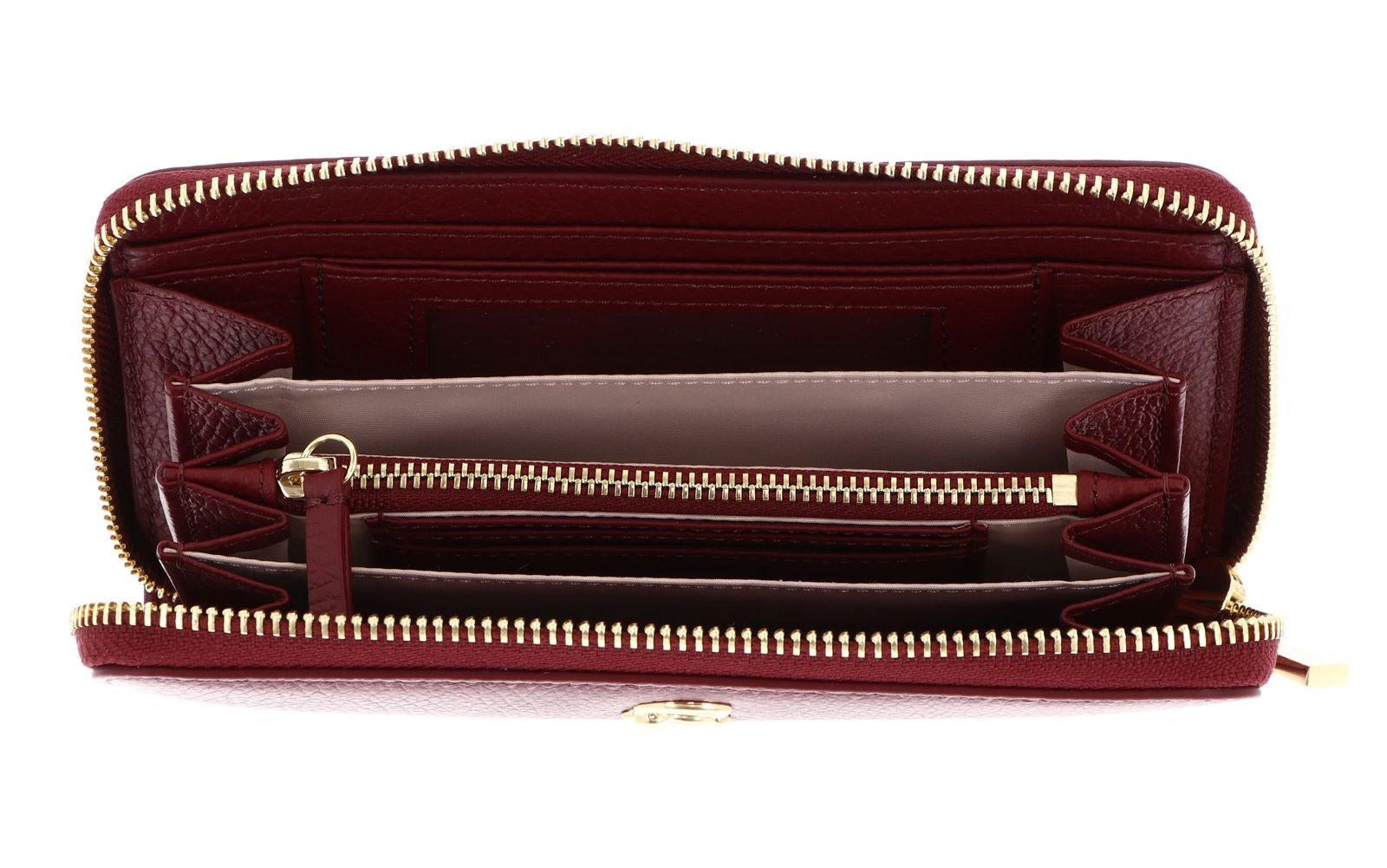 COCCINELLE C-Me Wallet Grained Leather Ribes COCCINELLE C-Me Wallet Grained Leather Ribes
