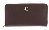 COCCINELLE C-Me Wallet Grained Leather Brunette COCCINELLE C-Me Wallet Grained Leather Brunette