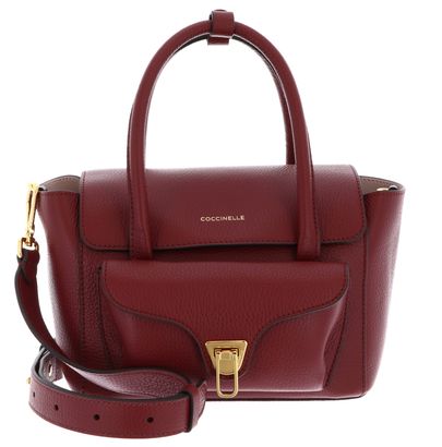 COCCINELLE Double Beat Grained Leather Handbag Ribes