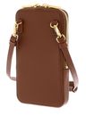 COCCINELLE Flor Hi-Tech Phone Bag Cognac