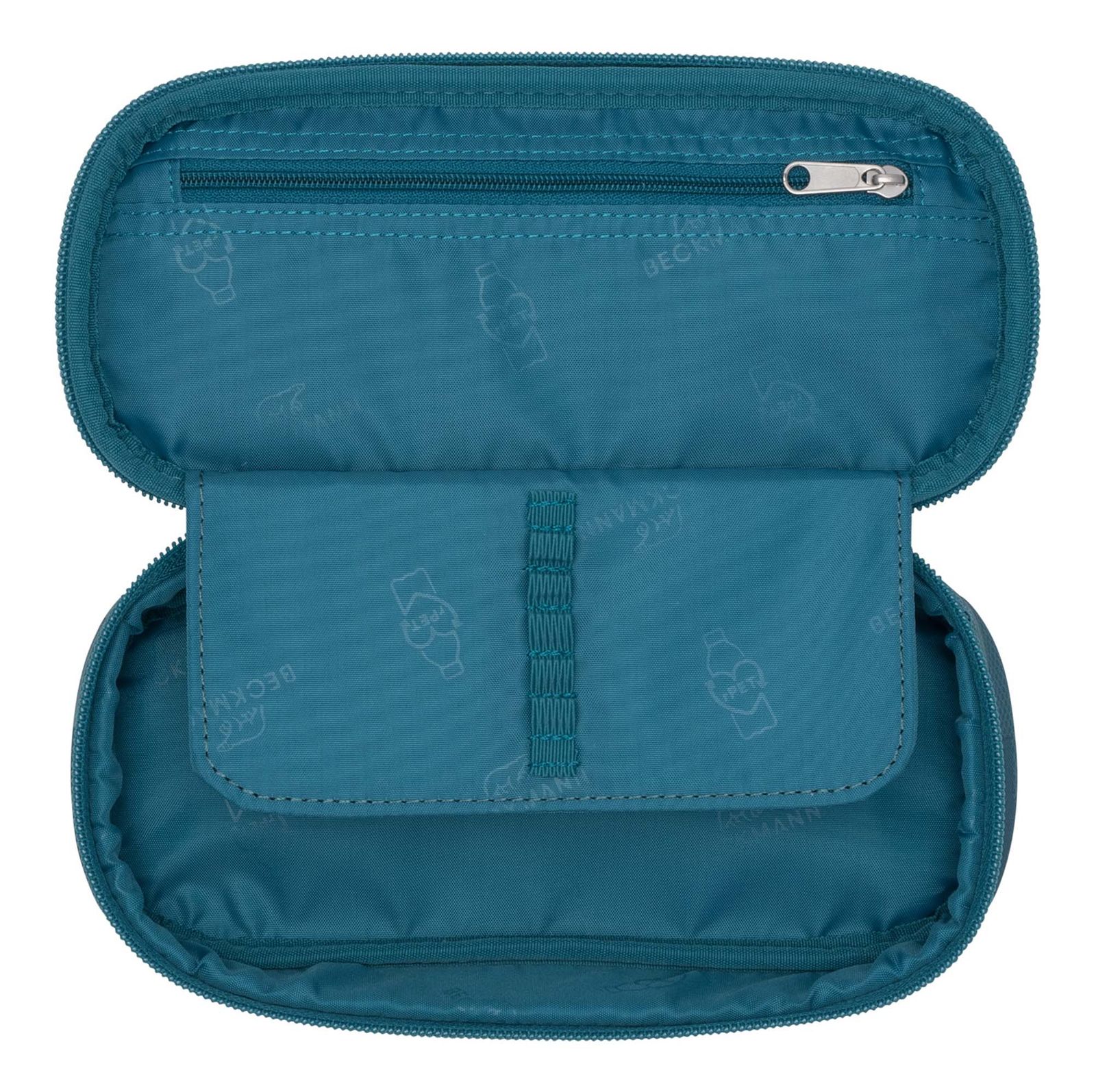 BECKMANN GS Oval Pencil Case Jungle Game BECKMANN GS Oval Pencil Case Jungle Game