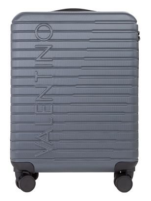 VALENTINO Mercury Carry On Suitcase S Gun Metal