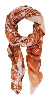 Desigual Corduroy Rectangle Foulard Terracota Desigual Corduroy Rectangle Foulard Terracota