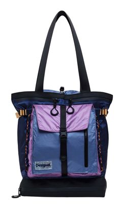 Desigual Auraventure Explorer Navy Big Backpack Azul Noche