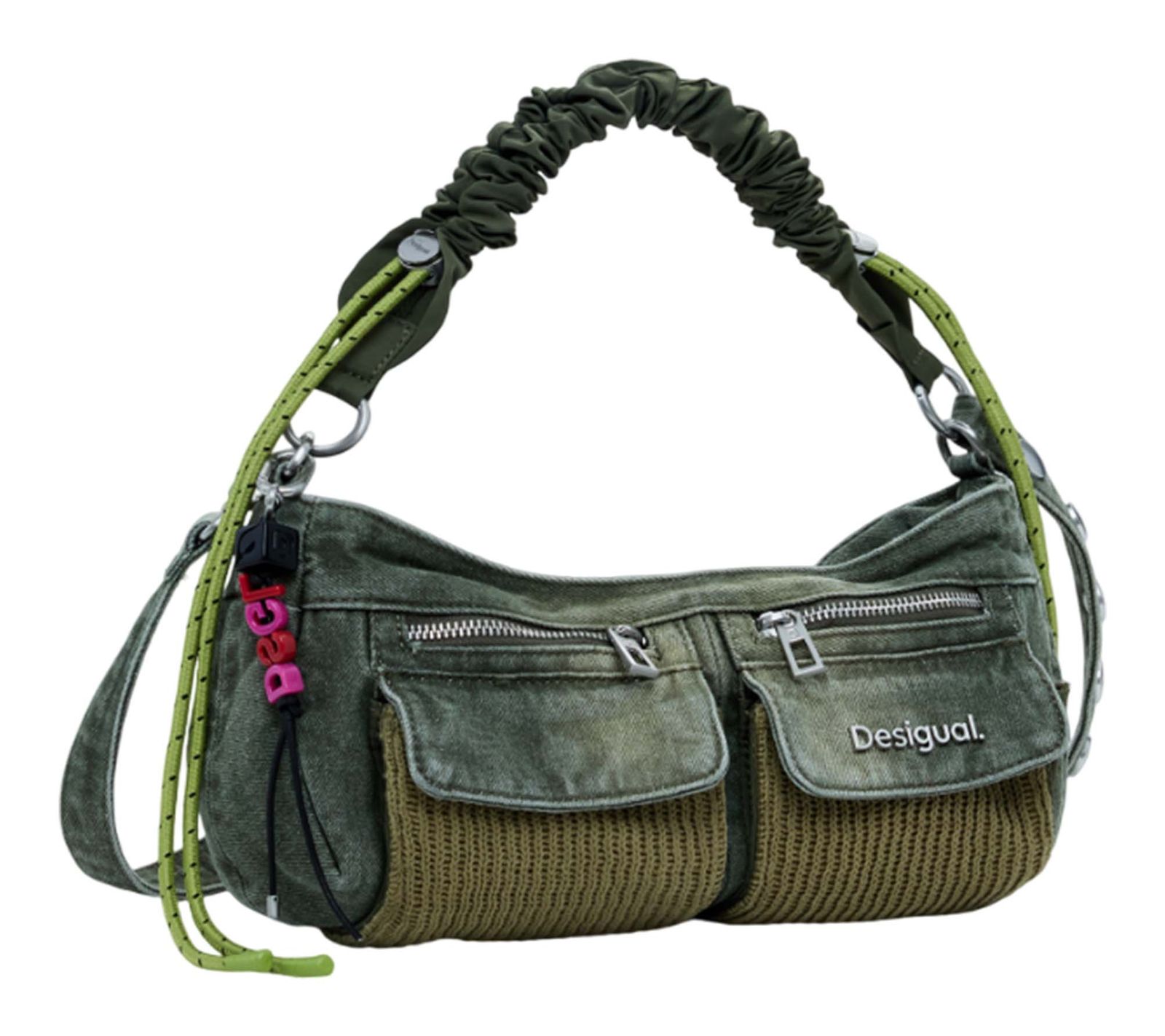 Desigual Donosti Bravo Hand Bag Kaki Desigual Donosti Bravo Hand Bag Kaki