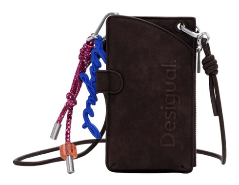 Desigual Half Logo Milton Phone Bag Chocolat
