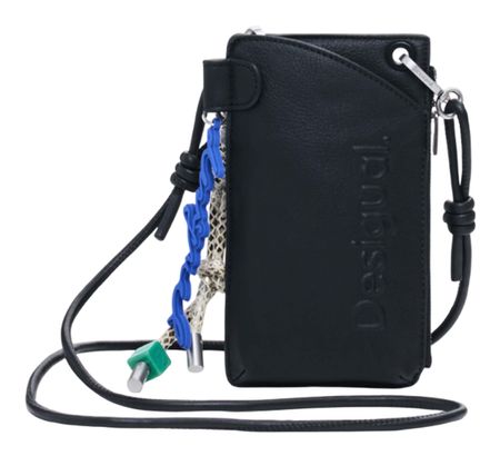 Desigual Half Logo Milton Phone Bag Black